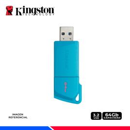 MEM, USB KINGSTON DATATRAVELER EXODIA M, 64GB USB 3.2 Gen 1, Blue