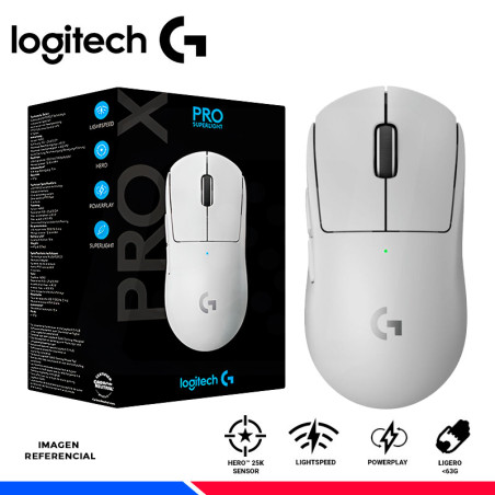 MOUSE INALAMBRICO GAMING LOGITECH G PRO SUPERLIGHT WHITE