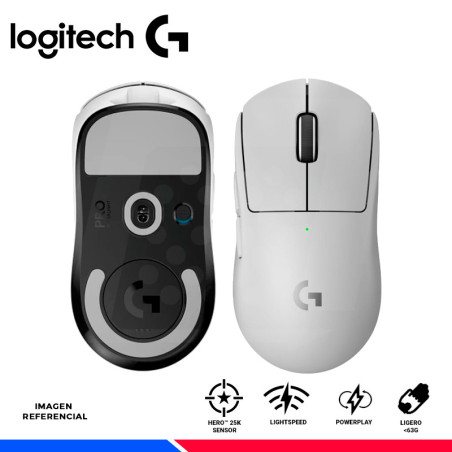 MOUSE INALAMBRICO GAMING LOGITECH G PRO SUPERLIGHT WHITE