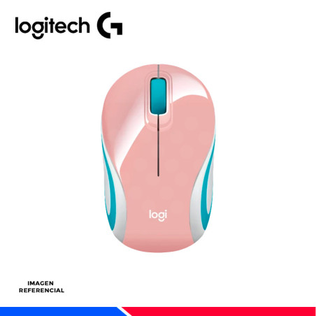 MOUSE INALAMBRICO LOGITECH M187 MINI PINK