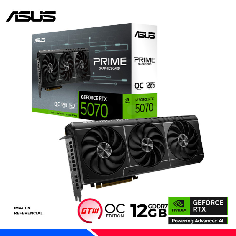 VGA ASUS PRIME GEFORCE RTX 5070 12GB GDDR7 OC EDITION VGA ASUS PRIME GEFORCE RTX 5070 12GB GDDR7 OC EDITION