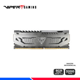 MEM. RAM PATRIOT VIPER STEEL 8GB DDR4 3200 MHZ.