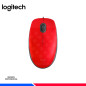 MOUSE LOGITECH M110 SILENT USB ROJO