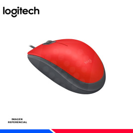 MOUSE LOGITECH M110 SILENT USB ROJO