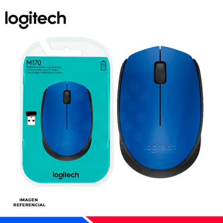 MOUSE LOGITECH M170 WIRELESS BLUE