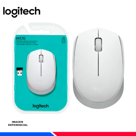MOUSE LOGITECH M170 WIRELESS WHITE