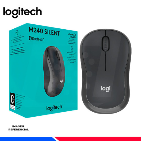 MOUSE LOGITECH M240 SILENT WIRELESS/BT BLACK