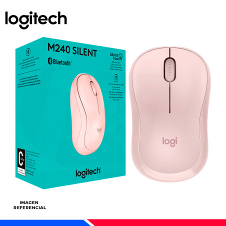 MOUSE LOGITECH M240 SILENT WIRELESS/BT ROSE