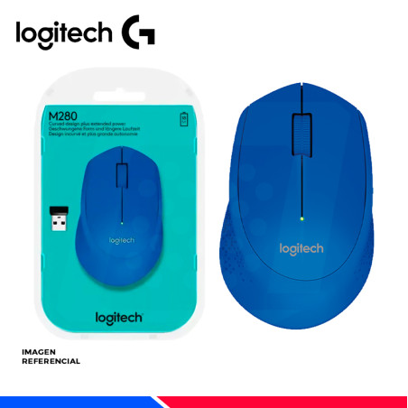 MOUSE LOGITECH M280 WIRELESS BLUE