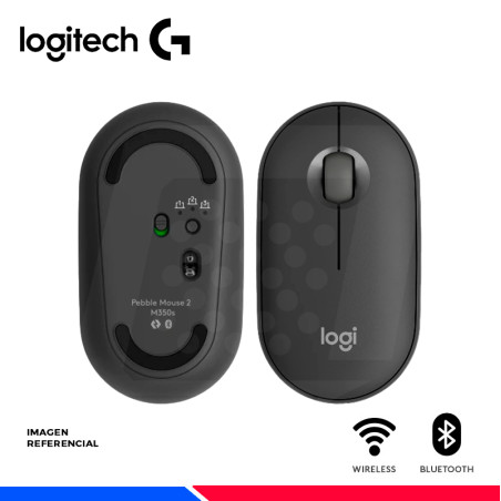 MOUSE LOGITECH PEBBLE 2 M350S WIRELESS/BLUETOOTH GRAFITO