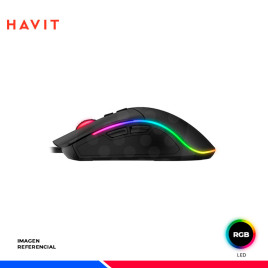 MOUSE GAMING HAVIT MS1001S, NEGRO, RGB
