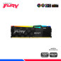 MEM. RAM KINGSTON FURY BEAST RGB, 32GB DDR5 6000 MHZ, CL30