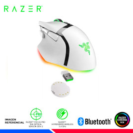 MOUSE INALAMBRICO/BT GAMING RAZER BASILISK V3 PRO, 35K DPi, WHITE