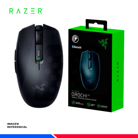 MOUSE INALAMBRICO/BT GAMING RAZER OROCHI V2, 18K DPi, BLACK