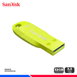 MEM. SANDISK ULTRA SHITF USB 3.2 GEN 1, 32GB YELLOW