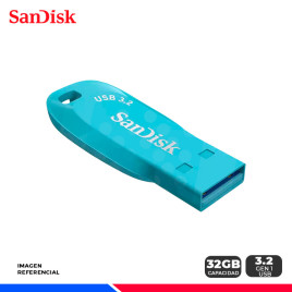 MEM. SANDISK ULTRA SHITF USB 3.2 GEN 1, 32GB BLUE