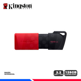 MEM. USB KINGSTON DATATRAVELER EXODIA M 128GB USB 3.2 GEN 1 ROJO