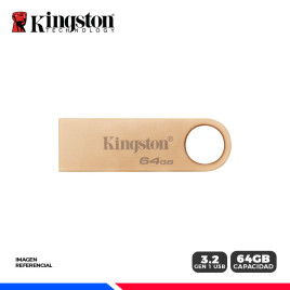 MEM. USB KINGSTON DATATRAVELER SE9 G3, 64GB USB 3.2, GEN 1, Gold