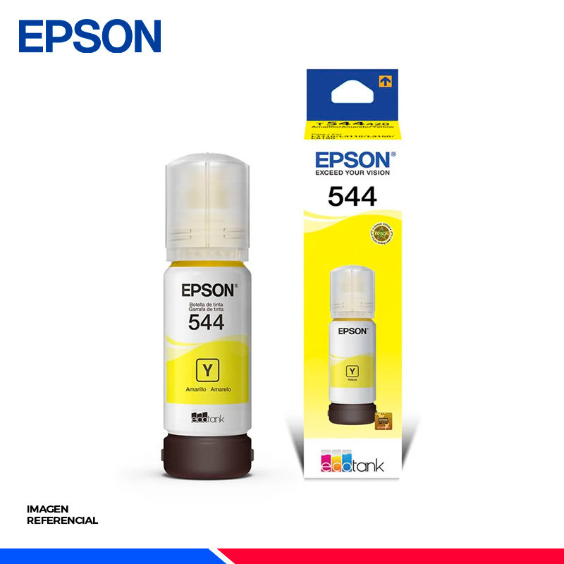 BOTELLA DE TINTA EPSON T544 AMARILLA