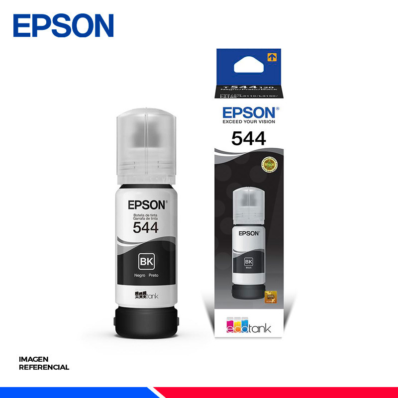 BOTELLA DE TINTA EPSON T544 NEGRA