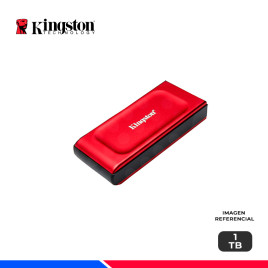 SSD EXTERNO KINGSTON XS1000, RED, 1TB, USB 3.2 GEN 2 TIPO-C