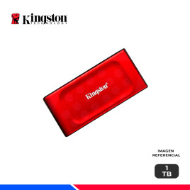 SSD EXTERNO KINGSTON XS1000, RED, 1TB, USB 3.2 GEN 2 TIPO-C