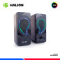 PARLANTE 2.0 HALION, GAMING HA-S334 LED