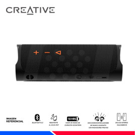 PARLANTE CREATIVE MUVO GO, 20W, BLUETOOTH, BLACK