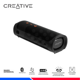 PARLANTE CREATIVE MUVO GO, 20W, BLUETOOTH, BLACK