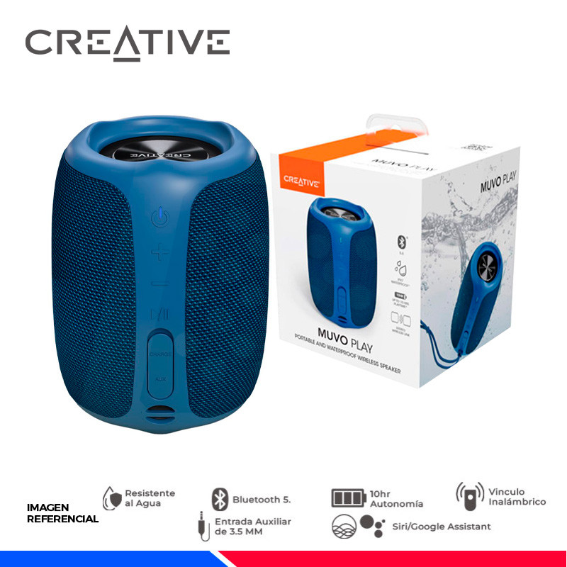 PARLANTE CREATIVE MUVO PLAY BLUETOOH BLUE PARLANTE CREATIVE MUVO PLAY BLUETOOH BLUE