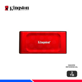 SSD EXTERNO KINGSTON XS1000, RED, 2TB, USB 3.2 GEN 2 TIPO-C