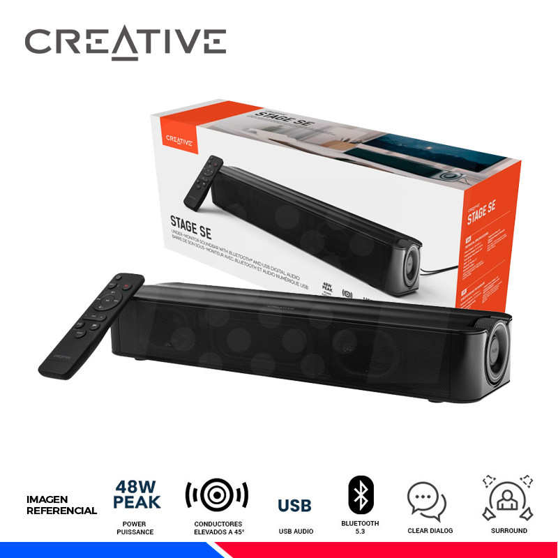 PARLANTE CREATIVE BAR STAGE SE, BT, BLACK
