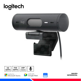 CAMARA WEB LOGITECH BRIO 500 FHD 1080p BLACK