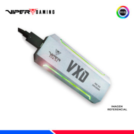 CASE PORTABLE PATRIOT VIPER GAMING VXD 860, PARA SSD M.2 PCIe, RGB