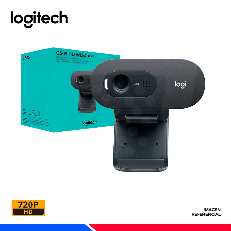 CAMARA WEB LOGITECH C505 HD 720p BLACK
