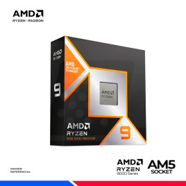 PROCESADOR AMD RYZEN 9 9900X3D, Cache 128 MB, Hasta 5.5 Ghz, AM5