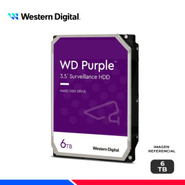 DISCO DURO WESTERN DIGITAL PURPURA SURVEILLANCE 6TB