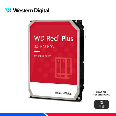 DISCO DURO WESTERN DIGITAL RED PLUS NAS, 2TB