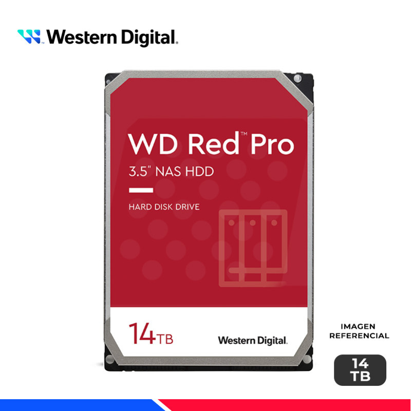 DISCO DURO WESTERN DIGITAL RED PRO NAS, 14TB DISCO DURO WESTERN DIGITAL RED PRO NAS, 14TB