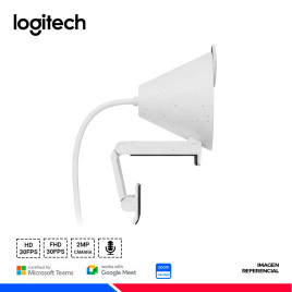 CAMARA WEB LOGITECH BRIO 300 FHD 1080p USB-C WHITE