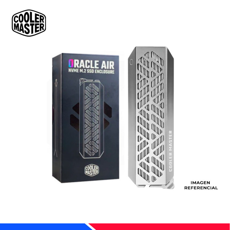 CASE PORTABLE COOLER MASTER ORACLE AIR, ALUMINIO, PARA SSD M.2 PCIe M.2