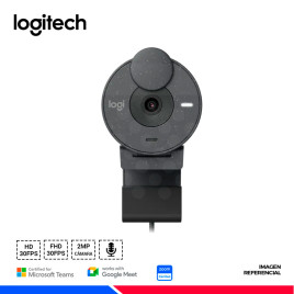 CAMARA WEB LOGITECH BRIO 300 FHD 1080p, USB-C BLACK