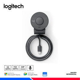 CAMARA WEB LOGITECH BRIO 300 FHD 1080p, USB-C BLACK