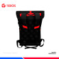 MOCHILA GAMING TEROS TE-IDS18588, POLIESTER, 15.6", NEGRO/ROJO