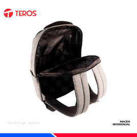MOCHILA TEROS TE-ACS9013, POLIESTER, 15.6", GRIS