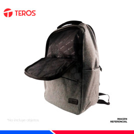 MOCHILA TEROS TE-ACS9013, POLIESTER, 15.6", GRIS