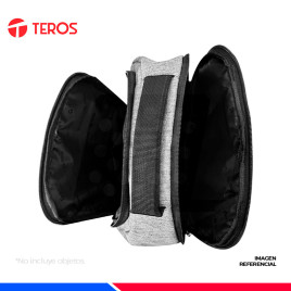 MOCHILA TEROS TE-ACS9013, POLIESTER, 15.6", GRIS