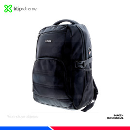 MOCHILA KLIP EXTREME EMBLEM KNB-582, NEGRA, 15.6"