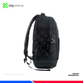 MOCHILA KLIP EXTREME EMBLEM KNB-582, NEGRA, 15.6"