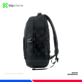 MOCHILA KLIP EXTREME EMBLEM KNB-582, NEGRA, 15.6"